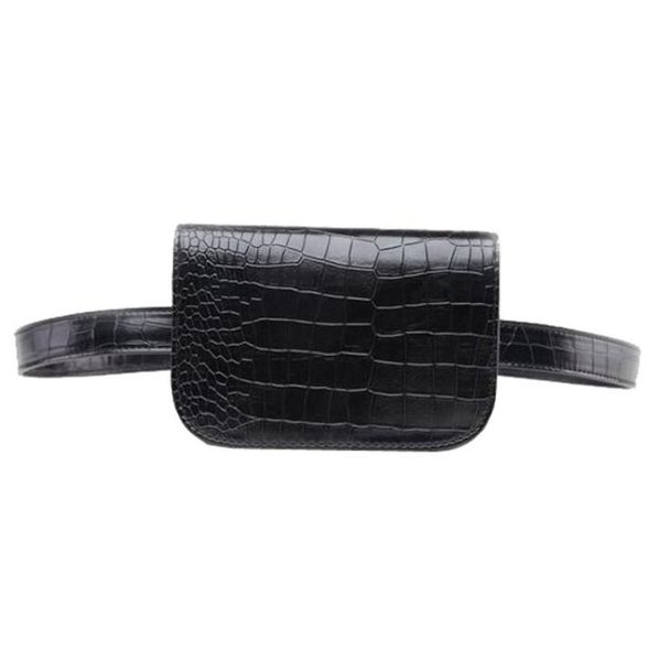 Урожай искусственная кожа талии сумка женщины Аллигатор талии пакет путешествия