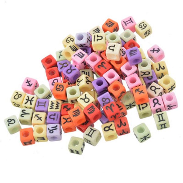 1000 pcs acrylic horoscope constellation beads cubic 7 mm white and colorful for option good for diy craft, Black
1000 pcs acrylic horoscope constellation beads cubic 7 mm white and colorful for option good for diy craft, Black