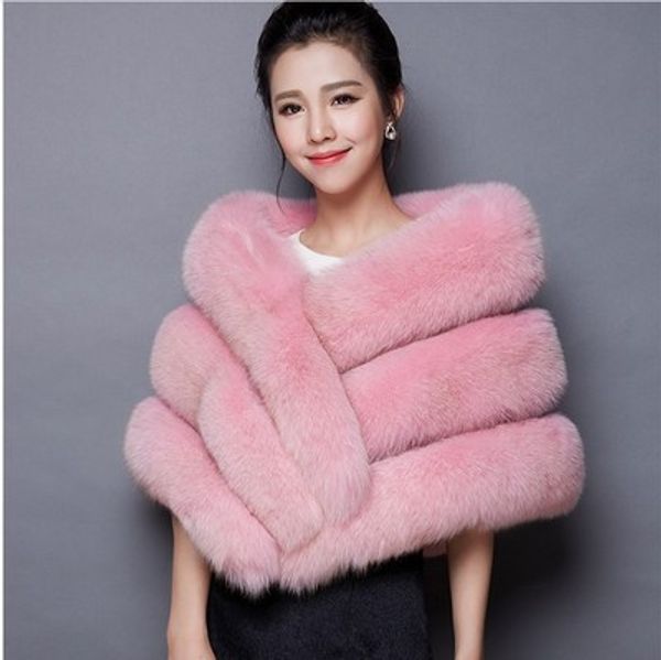 2017 New Arrival Pink Gray Ivory Black Faux Fur Coat Bridal Wraps Warm Wedding Shawl Jackets Bolero For Wedding Dresses Wedding Jackets, White
2017 New Arrival Pink Gray Ivory Black Faux Fur Coat Bridal Wraps Warm Wedding Shawl Jackets Bolero For Wedding Dresses Wedding Jackets, White