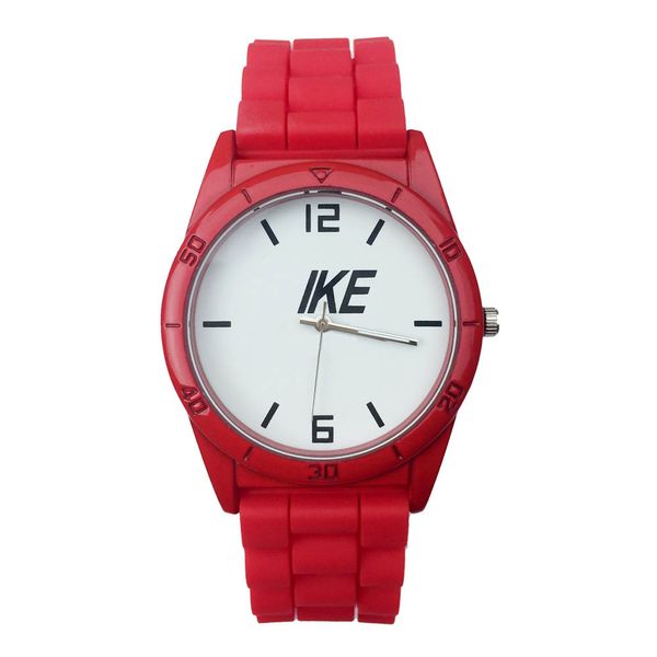 

Мода NI Марка женщин мужские силиконовой лентой кварцевые наручные часы N05