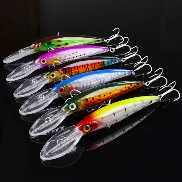proberos smooth style laser minnow sea lure 16.5cm 33.4g 0# big fishing hooks wobbler pesca bait
proberos smooth style laser minnow sea lure 16.5cm 33.4g 0# big fishing hooks wobbler pesca bait