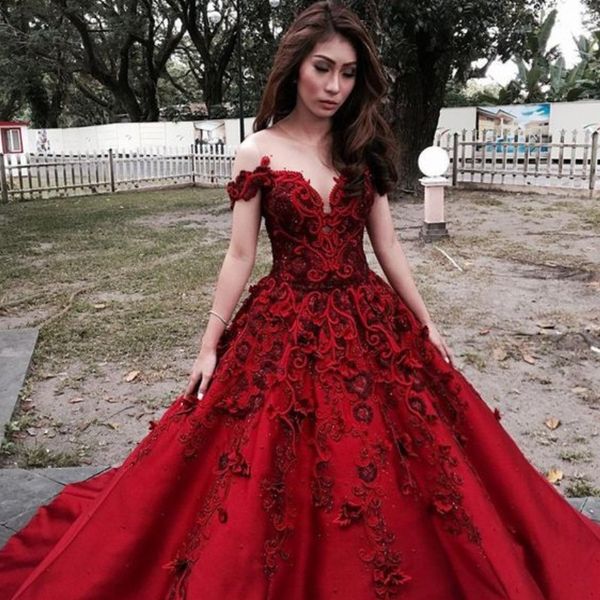 glamorous dark red evening dress illusion jewel-neck beaded floral appliques satin prom dress a-line sweep train evening gown formal wear, Black;red
glamorous dark red evening dress illusion jewel-neck beaded floral appliques satin prom dress a-line sweep train evening gown formal wear, Black;red