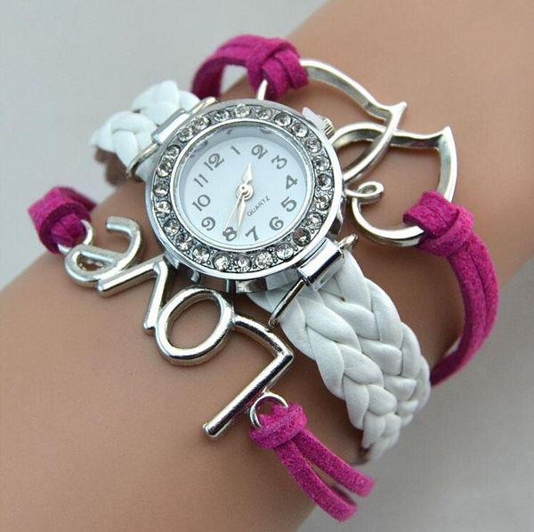 классическая бесконечность часы weave браслет часы обернуть леди любовь двойное сердце кожа наручные часы mix стиль, Slivery;brown
классическая бесконечность часы weave браслет часы обернуть леди любовь двойное сердце кожа наручные часы mix стиль, Slivery;brown