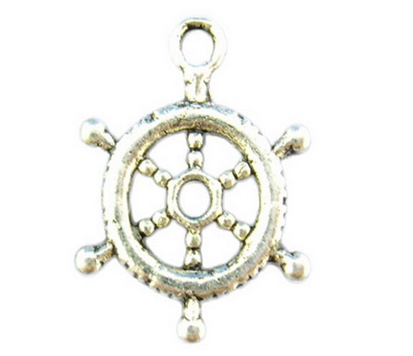 european infinity accessories foreign trade ancient silver rudder pendant 15x20mm retro exquisite diy bracelet pendant jewelry wholesale, Bronze;silver
european infinity accessories foreign trade ancient silver rudder pendant 15x20mm retro exquisite diy bracelet pendant jewelry wholesale, Bronze;silver