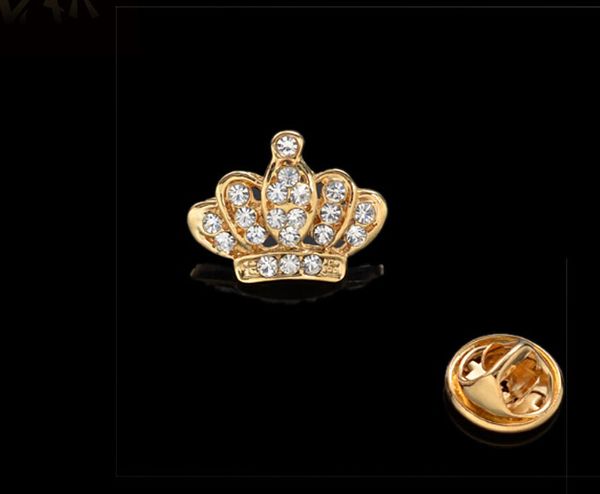 новый в европейском золоте посеребренный сплав горный хрусталь корона воротник булавка брошь унисекс маленький воротник брошь, Gray
новый в европейском золоте посеребренный сплав горный хрусталь корона воротник булавка брошь унисекс маленький воротник брошь, Gray