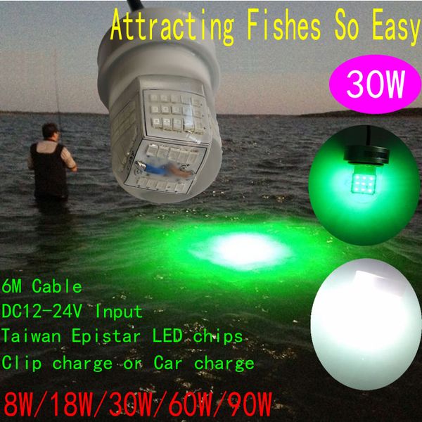 green submarine submersible 12vdc 30w led lights night fishing bait lure minnow fishing with 6m cable
green submarine submersible 12vdc 30w led lights night fishing bait lure minnow fishing with 6m cable