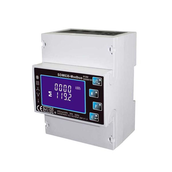 hipping single/three phase multi function din rail digital energy meter , kwh electricity meter with rs485 modbus output sdm630 modbus
hipping single/three phase multi function din rail digital energy meter , kwh electricity meter with rs485 modbus output sdm630 modbus