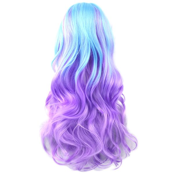 soowee 13 colors wavy women wig high temperature fiber hairpiece long ombre hair cosplay wigs, Black
soowee 13 colors wavy women wig high temperature fiber hairpiece long ombre hair cosplay wigs, Black