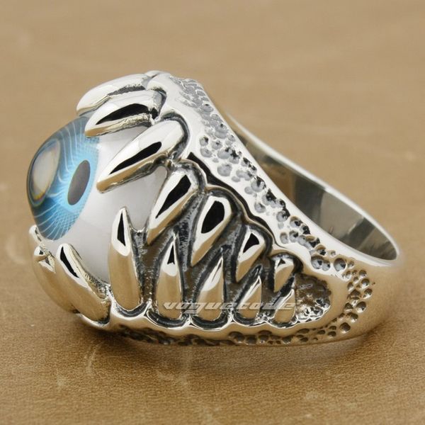 huge blue eyeball skull claw 92.5% sterling silver mens ring 8s009 us size 8~14 ing, Golden;silver
huge blue eyeball skull claw 92.5% sterling silver mens ring 8s009 us size 8~14 ing, Golden;silver