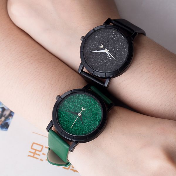 cute moon stars design analog wrist watch women unique romantic starry sky dial casual fashion quartz watches woman girl gift, Slivery;brown
cute moon stars design analog wrist watch women unique romantic starry sky dial casual fashion quartz watches woman girl gift, Slivery;brown