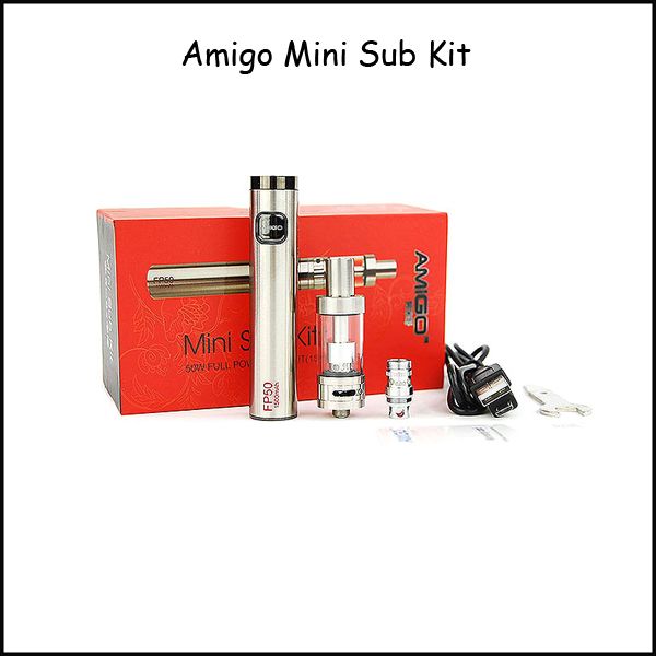 Genuine Amigo Itsuwa Mini Sub Kit with 1500mAh FP50 battery and 2ml Mini Riptide Subtank various colors available DHL free
Genuine Amigo Itsuwa Mini Sub Kit with 1500mAh FP50 battery and 2ml Mini Riptide Subtank various colors available DHL free