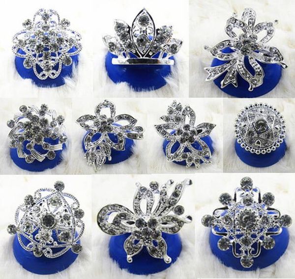120pcs/lot european silver plated alloy rhinestone crown collar flowers pin brooch 10 styles for choices, Gray
120pcs/lot european silver plated alloy rhinestone crown collar flowers pin brooch 10 styles for choices, Gray