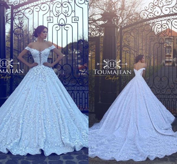 gorgeous arabic lace a-line wedding dresses 2018 court train off shoulder bridal wedding gowns vestidos de novia luxury, White
gorgeous arabic lace a-line wedding dresses 2018 court train off shoulder bridal wedding gowns vestidos de novia luxury, White