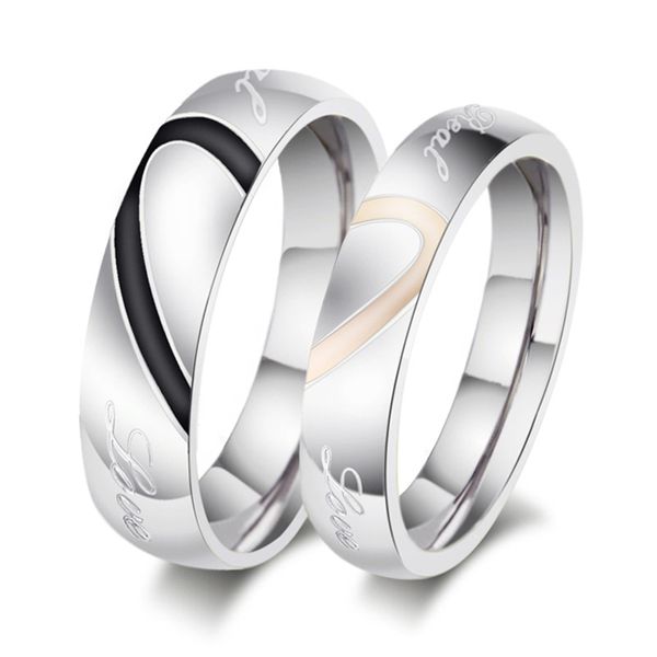 wedding couple rings brand new love heart 316l stainless steel 18kgp wedding engagement bands love rings ing, Silver
wedding couple rings brand new love heart 316l stainless steel 18kgp wedding engagement bands love rings ing, Silver