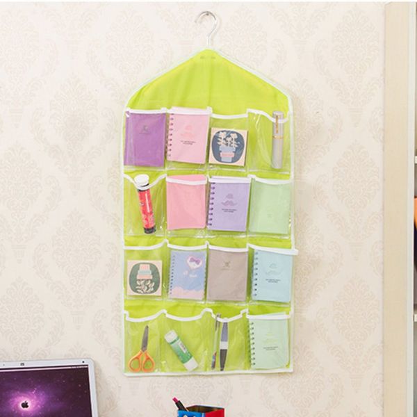 wholesale- 16 pocketsthick hanging clear door wall socks cosmetic underwear storage bag closet organizer bag
wholesale- 16 pocketsthick hanging clear door wall socks cosmetic underwear storage bag closet organizer bag