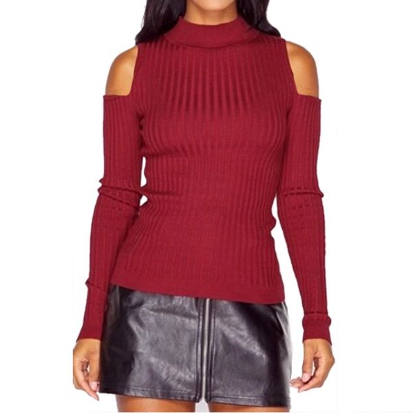 wholesale- turtleneck off shoulder pullover sweater women tricot oversize jumper pull autumn knitted top, White;black
wholesale- turtleneck off shoulder pullover sweater women tricot oversize jumper pull autumn knitted top, White;black