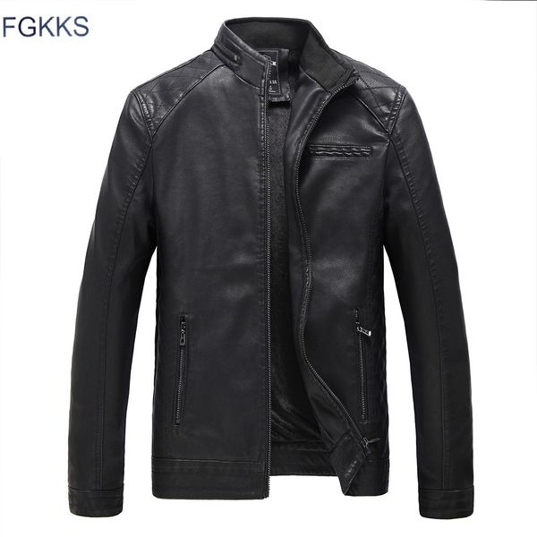 wholesale- fgkks new men's brown genuine leather jackets men genuine real cowhide brand male bomber motorcycle biker coats, Black
wholesale- fgkks new men's brown genuine leather jackets men genuine real cowhide brand male bomber motorcycle biker coats, Black