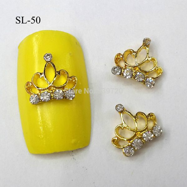 wholesale-10pcs 3d gold crown charm decorations glitter alloy metal jewelry rhinestones for nail art studs tools sl-50, Silver;gold
wholesale-10pcs 3d gold crown charm decorations glitter alloy metal jewelry rhinestones for nail art studs tools sl-50, Silver;gold