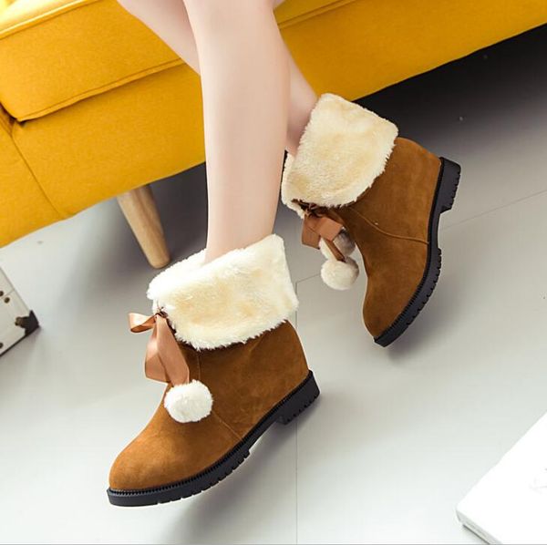 women boots snow warm winter boots botas lace up mujer fur ankle boots ladies winter shoes black
women boots snow warm winter boots botas lace up mujer fur ankle boots ladies winter shoes black