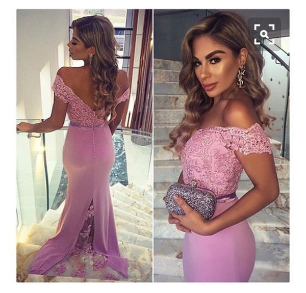 robe de soiree longue fuchsia mermaid long prom dresses off shoulder lace evening party dress buttons open back vestidos de festa occasion, Black
robe de soiree longue fuchsia mermaid long prom dresses off shoulder lace evening party dress buttons open back vestidos de festa occasion, Black
