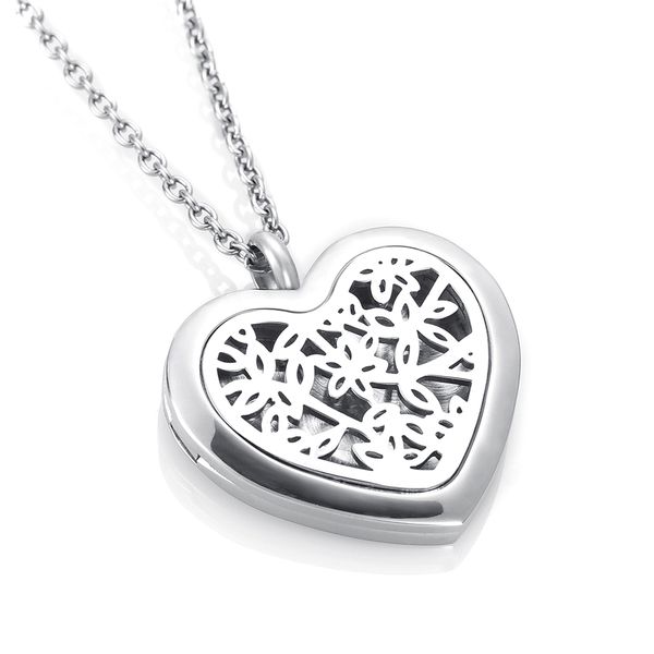 personalized heart aromatherapy essential oil diffuser necklace stainless steel magnetic perfume locket pendant necklace jewelry, Silver
personalized heart aromatherapy essential oil diffuser necklace stainless steel magnetic perfume locket pendant necklace jewelry, Silver