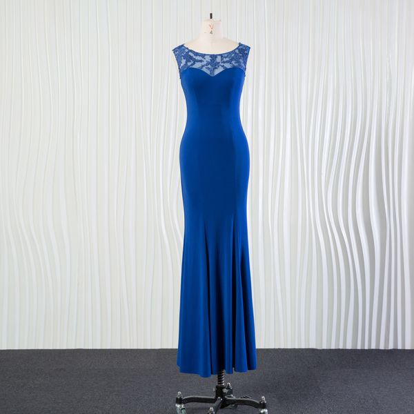 scoop neck chiffon evening dresses with lace appliques 2018 blue long evening party gowns illusion back prom dresses, Black;red
scoop neck chiffon evening dresses with lace appliques 2018 blue long evening party gowns illusion back prom dresses, Black;red