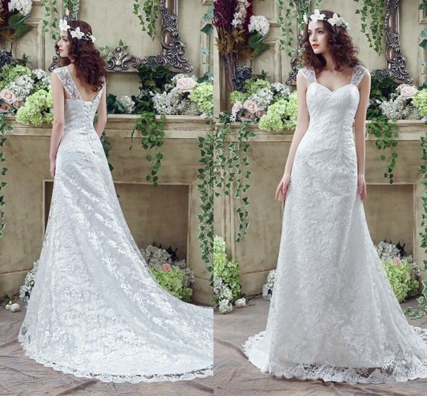 robe de maraige lace wedding dresses 2018 in sotck sweep train corset real picture 100% vintage white bridal gowns size 2 4 6 8 10 12 14 16
robe de maraige lace wedding dresses 2018 in sotck sweep train corset real picture 100% vintage white bridal gowns size 2 4 6 8 10 12 14 16