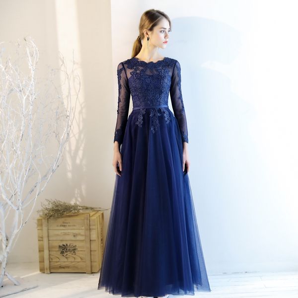 elegant navy blue long sleeves mother of the bride dresses sheer with floral applique lace-up back royal blue,champagne plus size dress, Black;red
elegant navy blue long sleeves mother of the bride dresses sheer with floral applique lace-up back royal blue,champagne plus size dress, Black;red