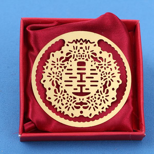 creative hollow-out chinese style double happy gold plated metal bookmark wedding favor party gifts
creative hollow-out chinese style double happy gold plated metal bookmark wedding favor party gifts