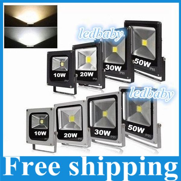 10w 20w 30w 50w led floodlights high power waterproof ip65 outdoor led flood light landscape wall lamp ac 85-265v ing