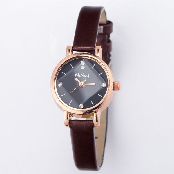 20 color ladies watch simple small rhombus dial leather bracelet band woman watches luxury girl gold wristwatches for women clock, Slivery;brown
20 color ladies watch simple small rhombus dial leather bracelet band woman watches luxury girl gold wristwatches for women clock, Slivery;brown