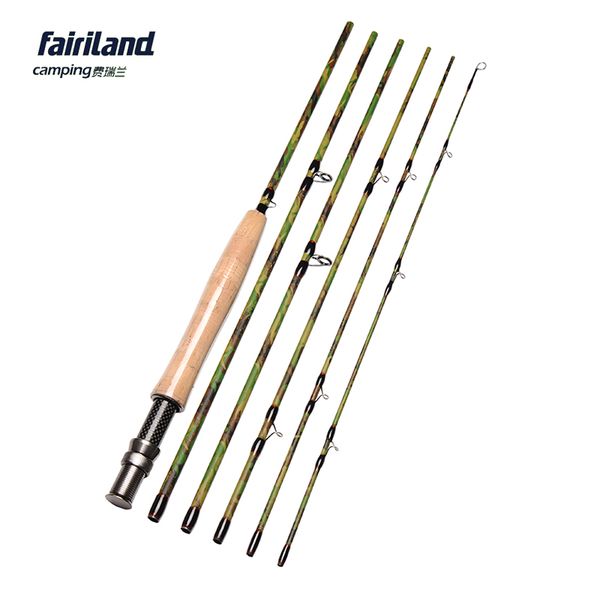 fairiland 5/6# 9ft/2.7m 6 sections fly fishing rod carbon im7 portable fly rod w/ a-grade cork handle camouflage fly pole
fairiland 5/6# 9ft/2.7m 6 sections fly fishing rod carbon im7 portable fly rod w/ a-grade cork handle camouflage fly pole