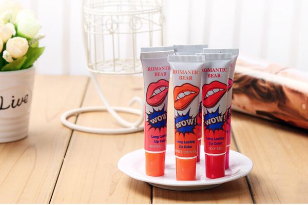 dhl 240pcs=10sets romantic bear lip gloss magic peel mask tint pack lipstick 6 color long lasting lipgloss makeup
dhl 240pcs=10sets romantic bear lip gloss magic peel mask tint pack lipstick 6 color long lasting lipgloss makeup