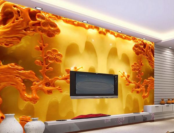 обои для гостиной сливы нефрит тв фон стены пользовательские настенной росписи
обои для гостиной сливы нефрит тв фон стены пользовательские настенной росписи