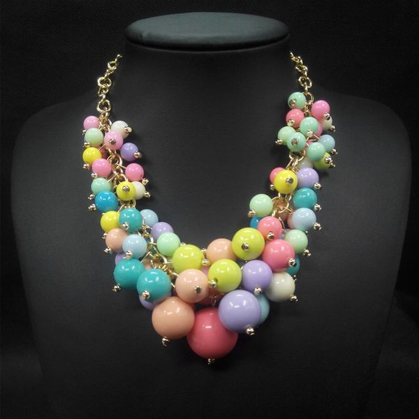 wholesale-multilayer big pearl necklace for women fashion jewelry colorful candy statement necklace new design 2015, Golden;silver
wholesale-multilayer big pearl necklace for women fashion jewelry colorful candy statement necklace new design 2015, Golden;silver