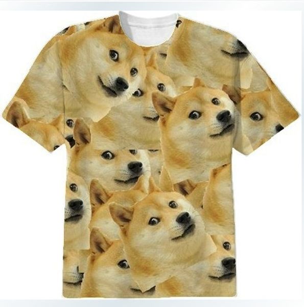 2014 New Women/Men Funny Head doge 3D Short sleeve T-shirt God dog/shiba inu print 3D Tees Tops plus size
2014 New Women/Men Funny Head doge 3D Short sleeve T-shirt God dog/shiba inu print 3D Tees Tops plus size