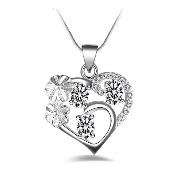 fashion 925 silver flower with white diamond jewelry 925 silver necklace valentine's day holiday gifts 1685
fashion 925 silver flower with white diamond jewelry 925 silver necklace valentine's day holiday gifts 1685