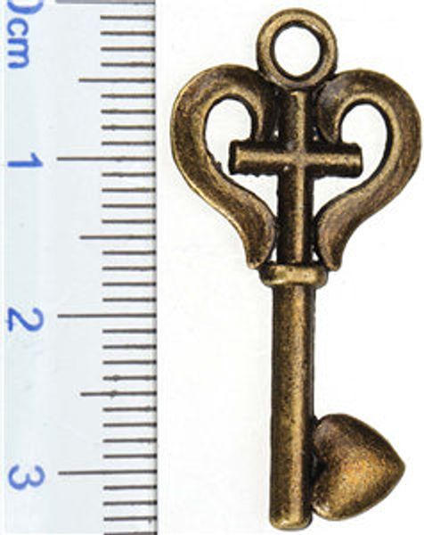 diy keys suspension charms bracelets necklaces pendants antique bronze cross heart love alloy jewelry accessories fashion new 34*17mm 100pcs, Bronze;silver 
diy keys suspension charms bracelets necklaces pendants antique bronze cross heart love alloy jewelry accessories fashion new 34*17mm 100pcs, Bronze;silver