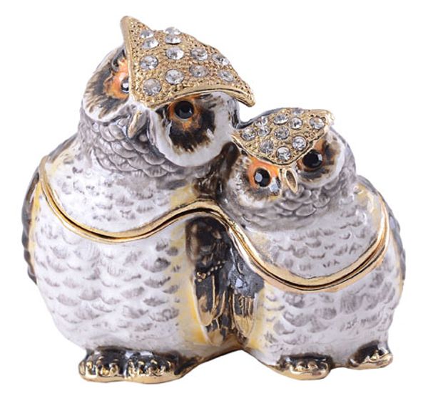 owl bejeweled jewelry box gold animal trinket box faberge box metal vintage decoration box gift pewter figurine ornament, Black;white
owl bejeweled jewelry box gold animal trinket box faberge box metal vintage decoration box gift pewter figurine ornament, Black;white