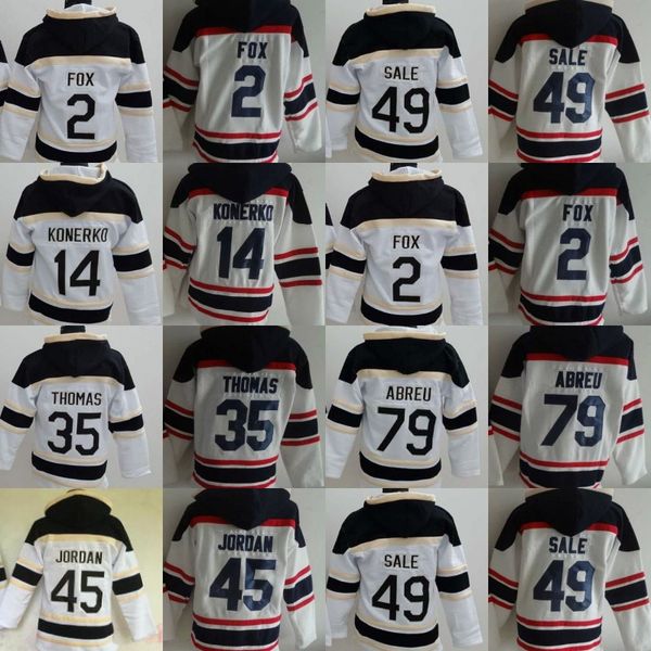 Chicago Hoodie Michael 45 Jersey 2 Nellie Fox 14 Paul Konerko 35 Frank Thomas 49 Chris Sale 79 Jose Abreu Baseball Hoodies Custom White
Chicago Hoodie Michael 45 Jersey 2 Nellie Fox 14 Paul Konerko 35 Frank Thomas 49 Chris Sale 79 Jose Abreu Baseball Hoodies Custom White
