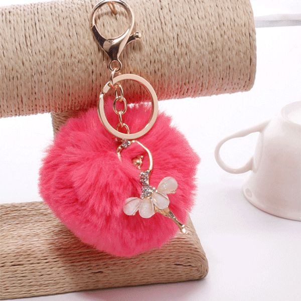 fashion women rex rabbit fur ball dancing angel rhinestones ball charm car keychain handbag key ring pendant 12 styles d198q, Silver
fashion women rex rabbit fur ball dancing angel rhinestones ball charm car keychain handbag key ring pendant 12 styles d198q, Silver