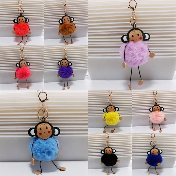 2017 cute monkey rex rabbit fur ball fluffy key chain women bag pompom keychain fashion accessorice key rings 17 styles d197q, Silver
2017 cute monkey rex rabbit fur ball fluffy key chain women bag pompom keychain fashion accessorice key rings 17 styles d197q, Silver