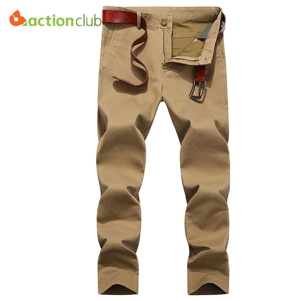 wholesale- actionclub spring mens casual pants solid color 100% cotton men's trousers mid-waist straight pants large size mens long pan, Black
wholesale- actionclub spring mens casual pants solid color 100% cotton men's trousers mid-waist straight pants large size mens long pan, Black