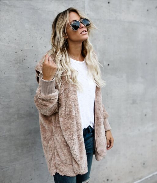 women faux fur jacket long double side wear clothing coats winter autumn cardigans warm outwear femine, Black
women faux fur jacket long double side wear clothing coats winter autumn cardigans warm outwear femine, Black