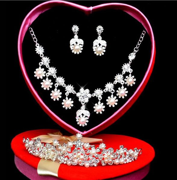 bridal jewellery set luxury bridal jewelry sets crystal wedding crown earrings necklace tiaras accessories fashion headdress ht44, Silver
bridal jewellery set luxury bridal jewelry sets crystal wedding crown earrings necklace tiaras accessories fashion headdress ht44, Silver