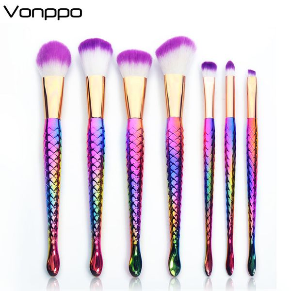 colorful mermaid makeup brushes tools set rose gold tube 7 pcs fish scale synthetic hair blush foundation eyeliner mermaid tail
colorful mermaid makeup brushes tools set rose gold tube 7 pcs fish scale synthetic hair blush foundation eyeliner mermaid tail