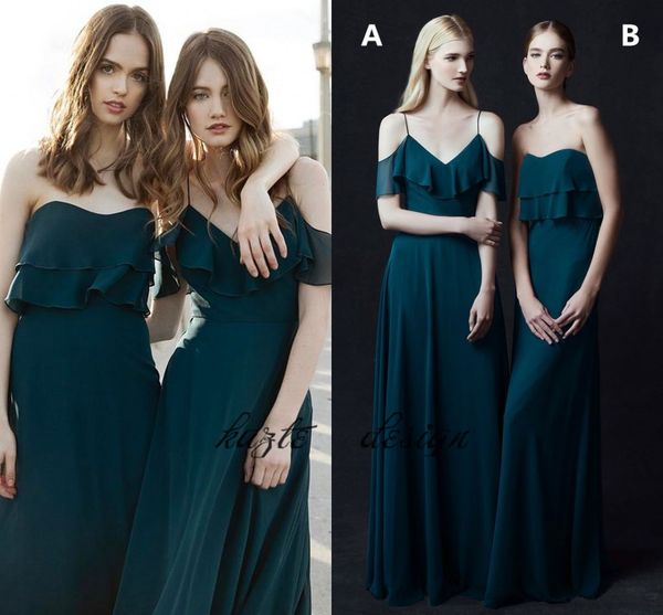 teal hunter green chiffon country bohemian bridesmaid dresses 2018 jenny yoo elegant long maid of honor wedding party guest dress cheap, White;pink
teal hunter green chiffon country bohemian bridesmaid dresses 2018 jenny yoo elegant long maid of honor wedding party guest dress cheap, White;pink