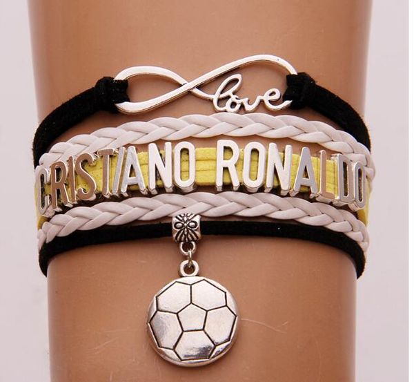 2018 12pcs/lot drop ship new arrival infinity love diy handmade weave jewelry english letter football pendant charm bracelet 17cm, Golden;silver
2018 12pcs/lot drop ship new arrival infinity love diy handmade weave jewelry english letter football pendant charm bracelet 17cm, Golden;silver