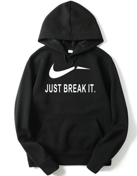 Men Fleece Hoodies Just Break It Male Printed Tops Hooded Long Sleeved Pullovers Autumn Spring Winter Clothes
Men Fleece Hoodies Just Break It Male Printed Tops Hooded Long Sleeved Pullovers Autumn Spring Winter Clothes