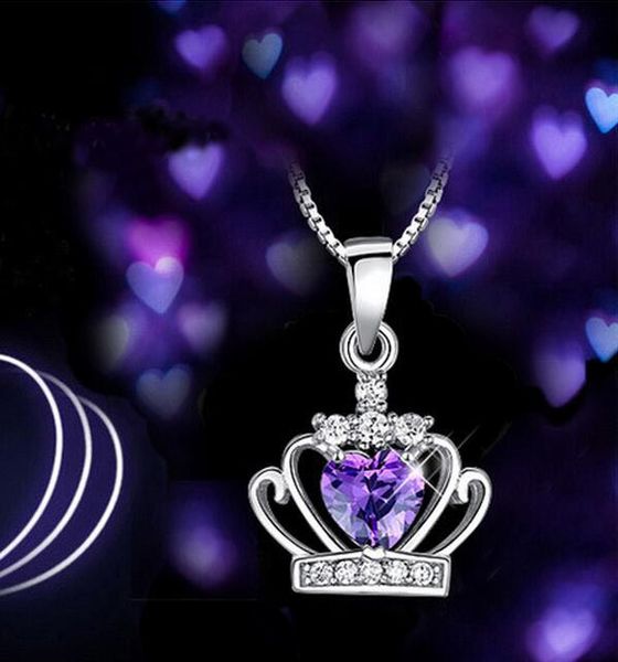 solid 925 silver love pendant amethyst crystal charm fit necklace jewelry classic crown pendant necklace gift drop shipping
solid 925 silver love pendant amethyst crystal charm fit necklace jewelry classic crown pendant necklace gift drop shipping